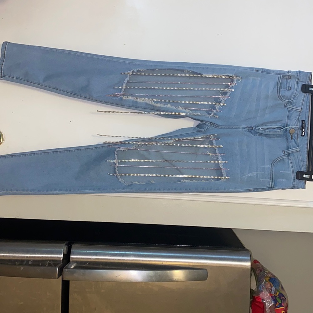 Jeweled jeans